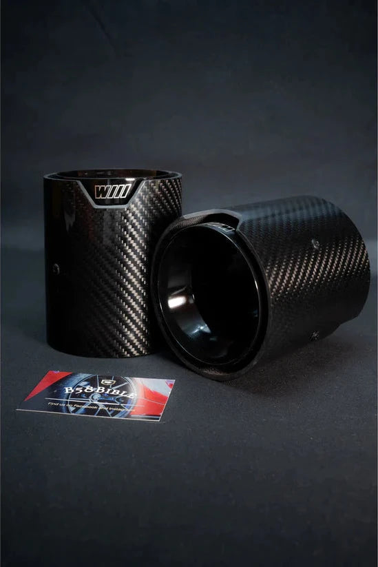 4” Carbon Fibre Exhaust Tips - B58Bible Black Friday Deal