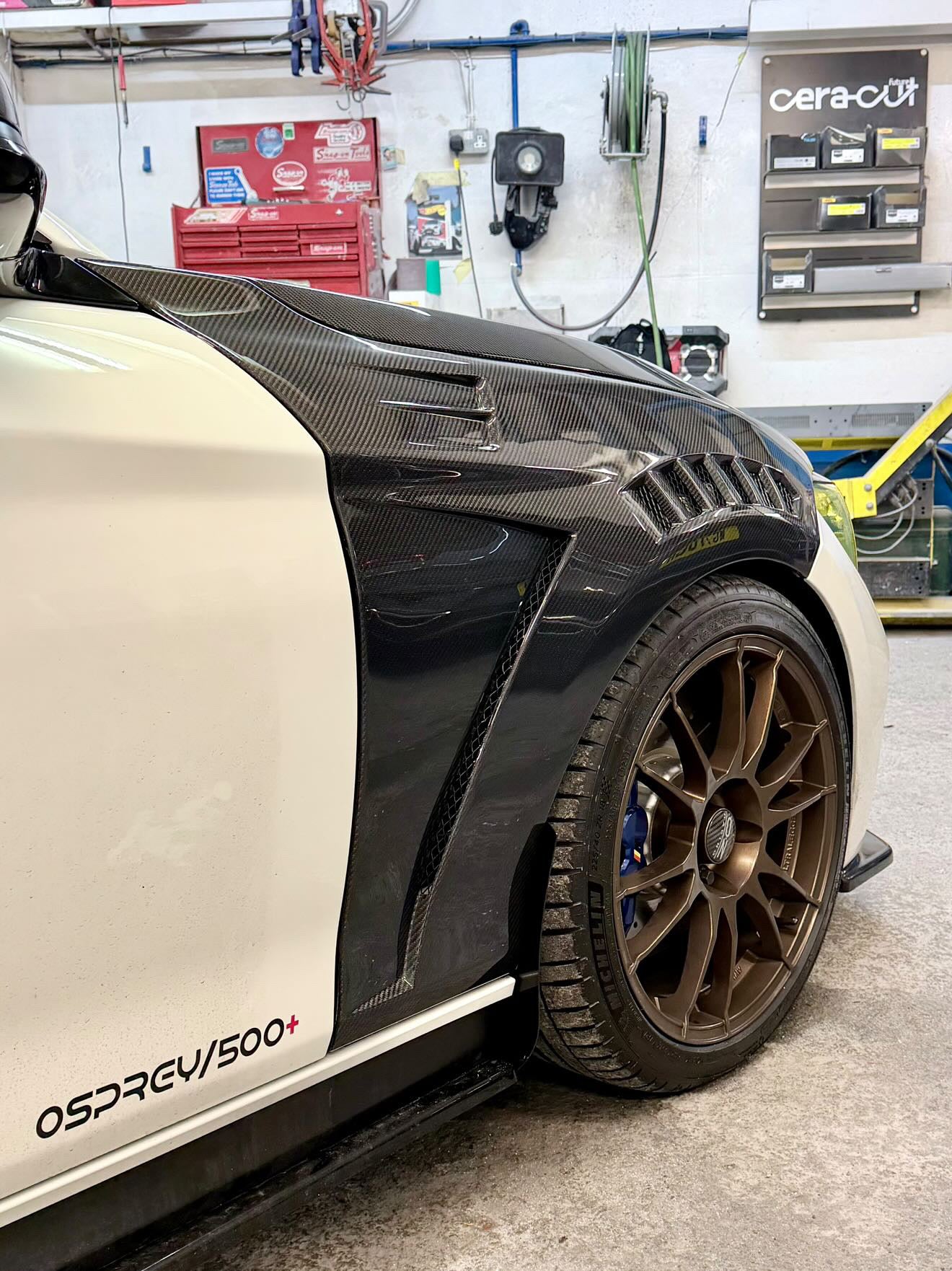 Carbon Fibre Vented Fenders